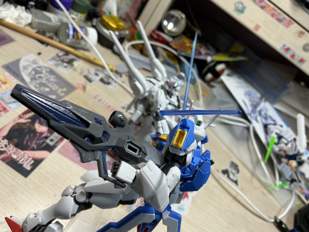 HGガンダムキャリバーン&HGガンダムエアリアル–4枚目/制作者：M.R