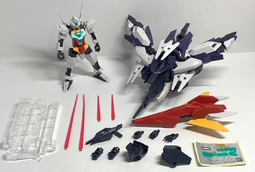 最後に付属品パーツ等。「HGBD:R アースリィガンダム」から新しくなりコアガンダムⅡとなったヒロトの後半主役機ですね！稼働範囲などは「HGBD:R アースリィガンダム」また「HGBD:R ジュピターヴガンダム」と同様となっています。また固定武器持ち手と平手が追加されており安定感が向上してますね〜！他のアーマーとの組み合わせも変わらず出来るので楽しいと思います！＊＊＊ビルドダイバーズ二次小説「陰キャアイドルはGBN〈惑星〉を救いたい。」こちらのつぶやきによる【試し読み】またはpixivにて更新中です〜！◇◇◇またハーメルン版「陰キャだけどアイドルはじめてGBN〈惑星〉を救う話。」も同様に更新中です〜！面白い！と思ったらお気に入り登録また星による評価などありますと励みになります〜！二次創作にご興味のある方はぜひ〜！&nbsp;