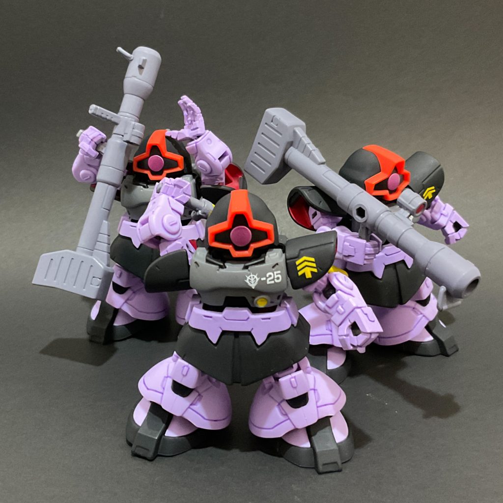 　 やっぱり3機揃えたらアレをやらなくちゃですね。「ガイア！オルテガ！マッシュ！モビルスーツにジェットストリームアタックを掛けるぞ！！」（←お前は誰だ?!）