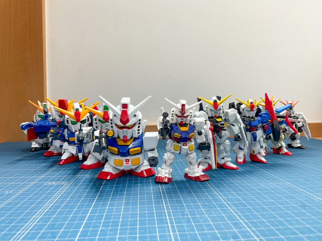 　最後に 全員揃って　正義の怒りをぶつけろ！ガンダム！！　ご覧いただきありがとうございました。　