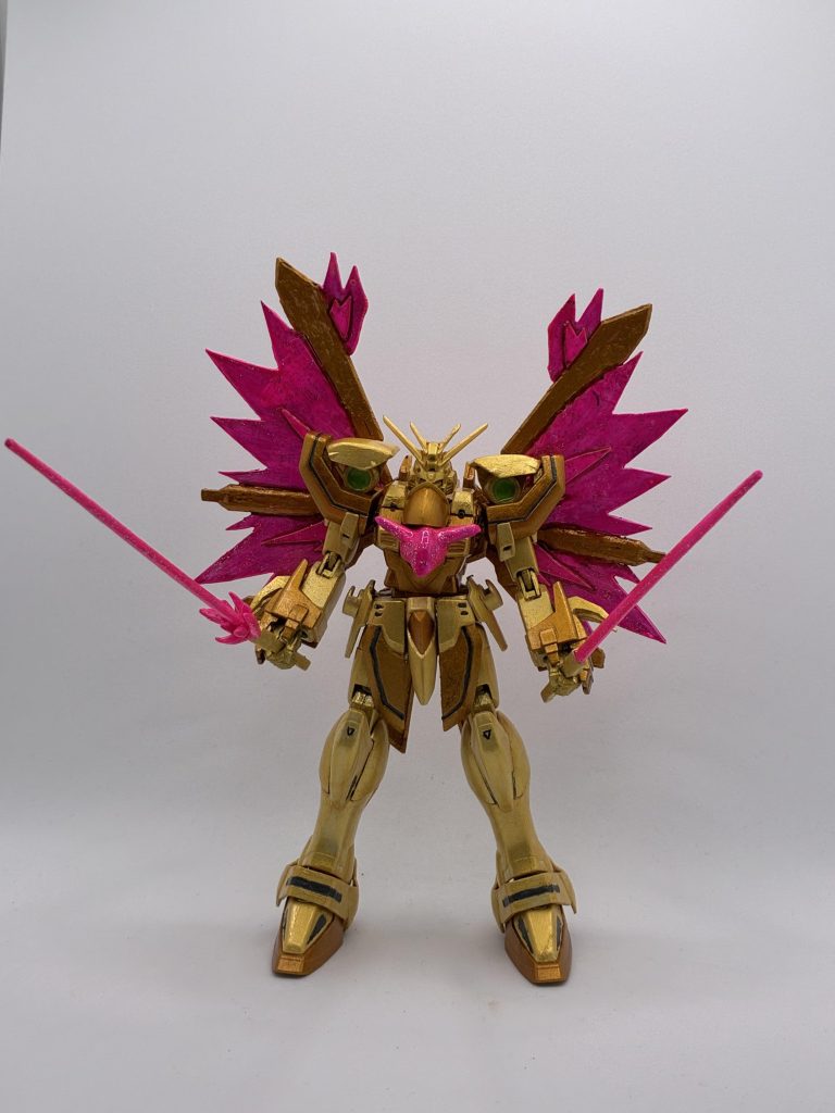 HGFCゴッドガンダムクリスタル明鏡止水ハイパーモード–2枚目/制作者：たけのこここ