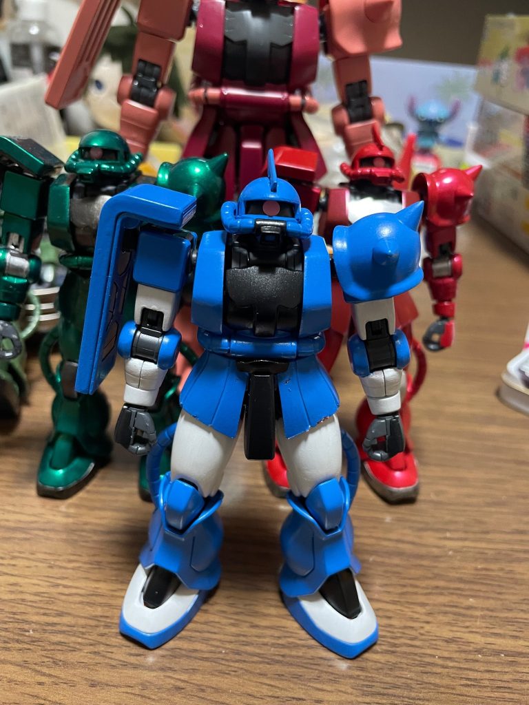 ザク　筆塗り