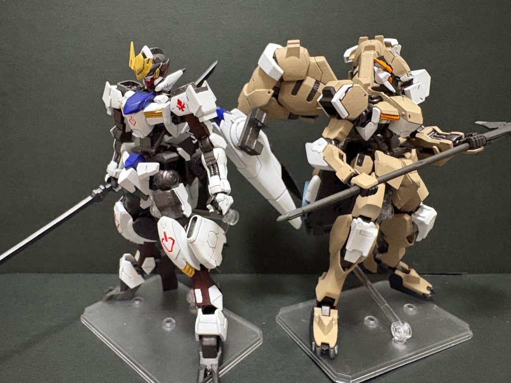バルバトスとのツーショット。これがやりたかった！