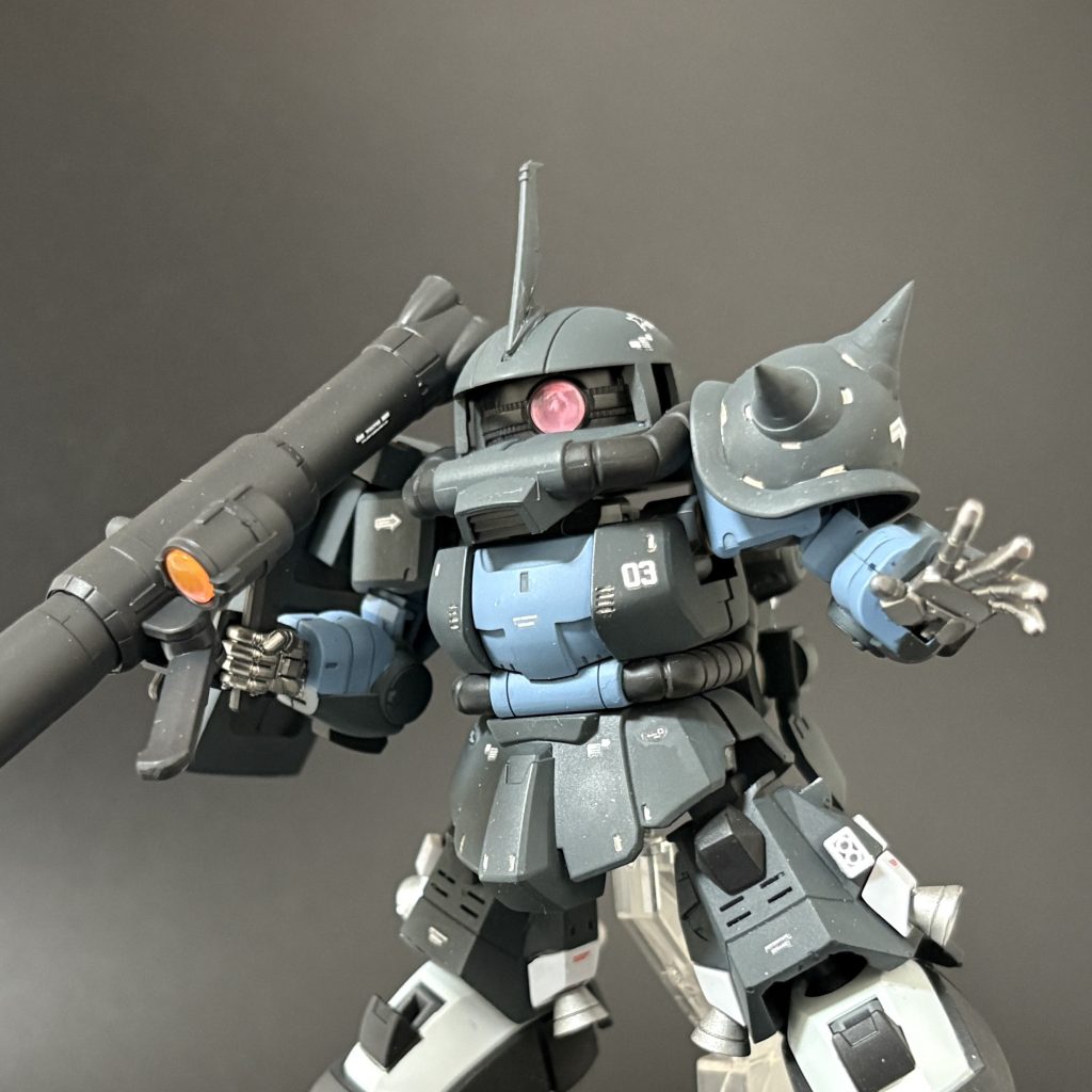 同型のシン・マツナガ機や、ちょっと手を加えてジョニーライデン機なんかもやってみたいですね^^ただ元キットが入手困難なんだよねー。今回もご覧いただきありがとうございましたm(_ _)m