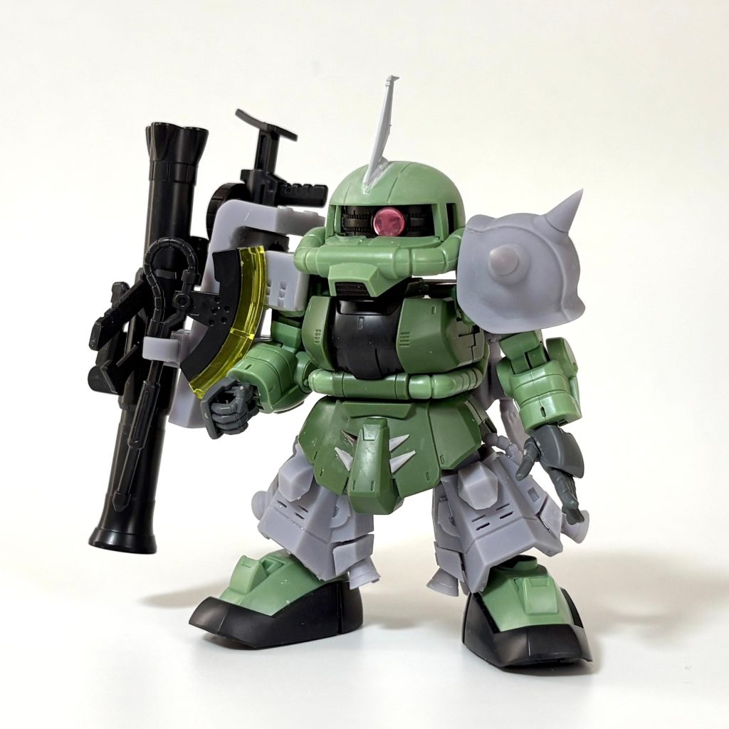 グレーの部分が3Dプリンタによる出力です。元キットに合わすのに苦労しました^^;