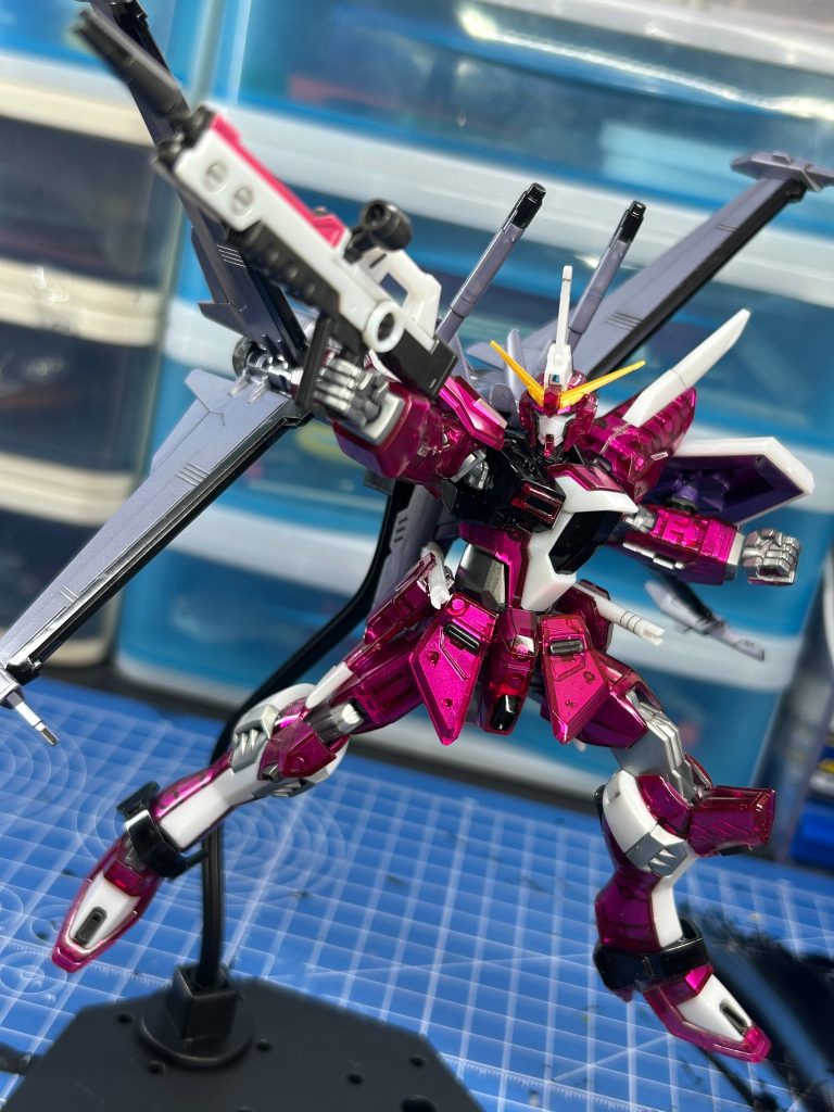 インフィニットジャスティスガンダム弐式【クリアカラー】–3枚目/制作者：多趣味の生き甲斐