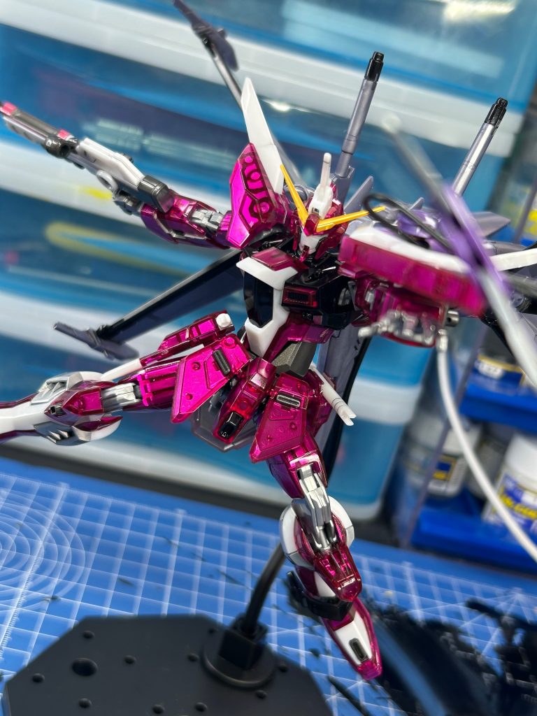 インフィニットジャスティスガンダム弐式【クリアカラー】–4枚目/制作者：多趣味の生き甲斐
