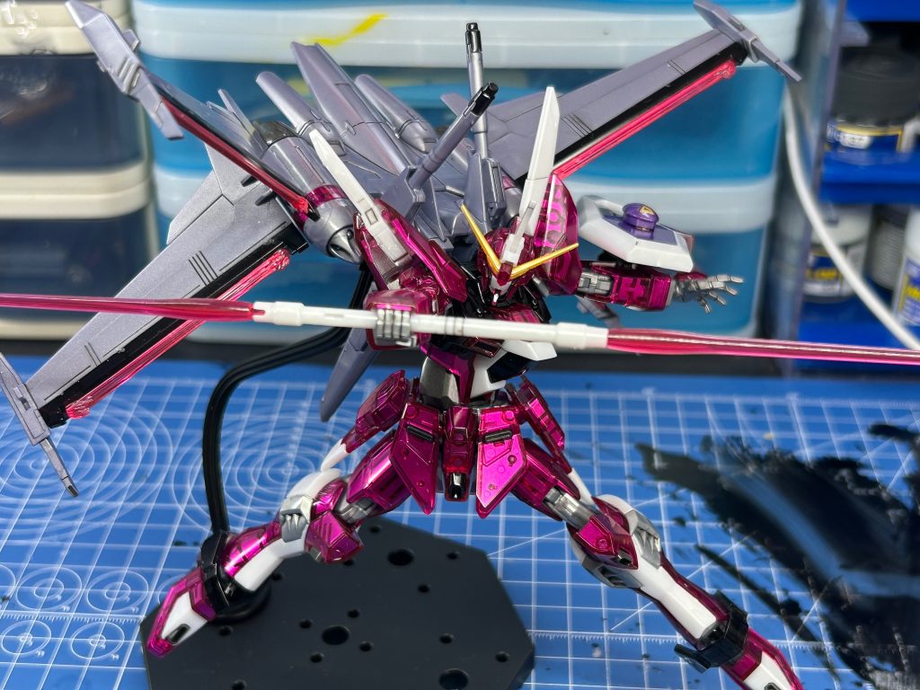 インフィニットジャスティスガンダム弐式【クリアカラー】–2枚目/制作者：多趣味の生き甲斐