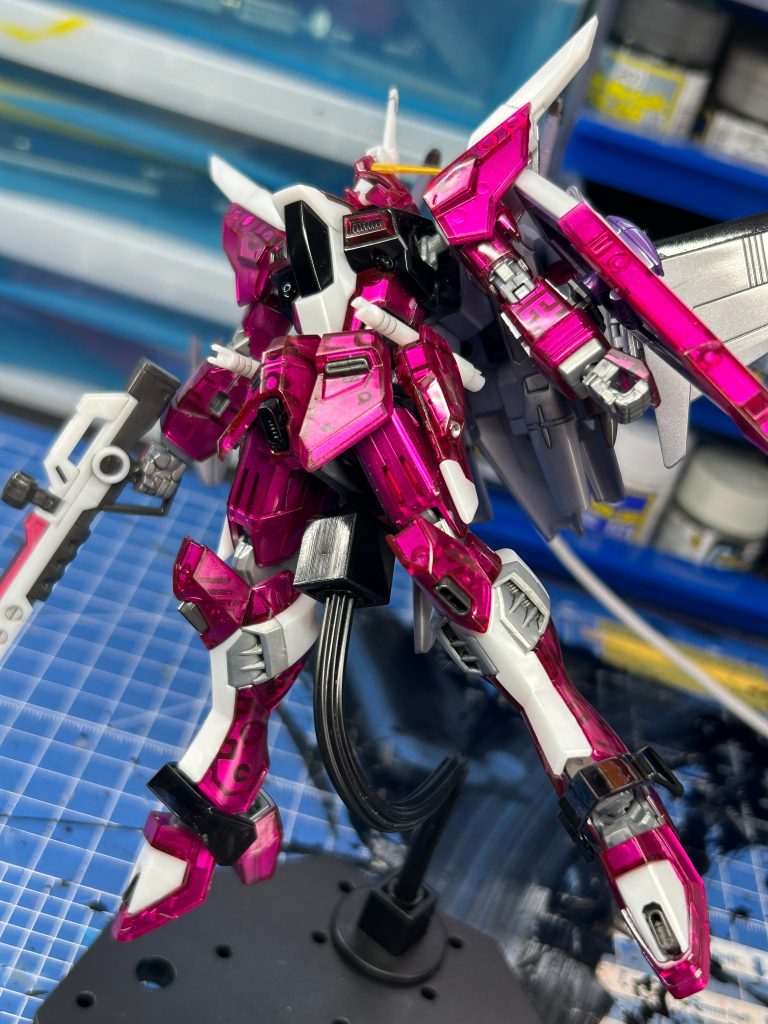 インフィニットジャスティスガンダム弐式【クリアカラー】–4枚目/制作者：多趣味の生き甲斐