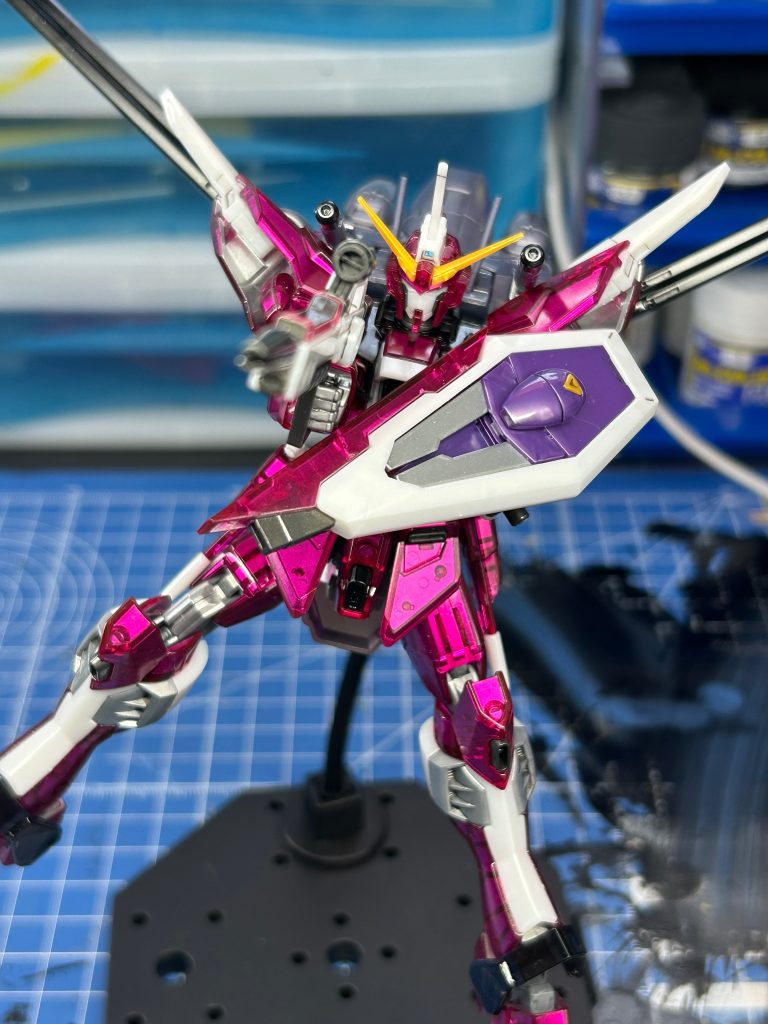 インフィニットジャスティスガンダム弐式【クリアカラー】–5枚目/制作者：多趣味の生き甲斐