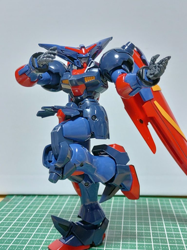 前のアカウントの作品１回目デビルガンダムとマスターガンダム–3枚目/制作者：ヨモギ