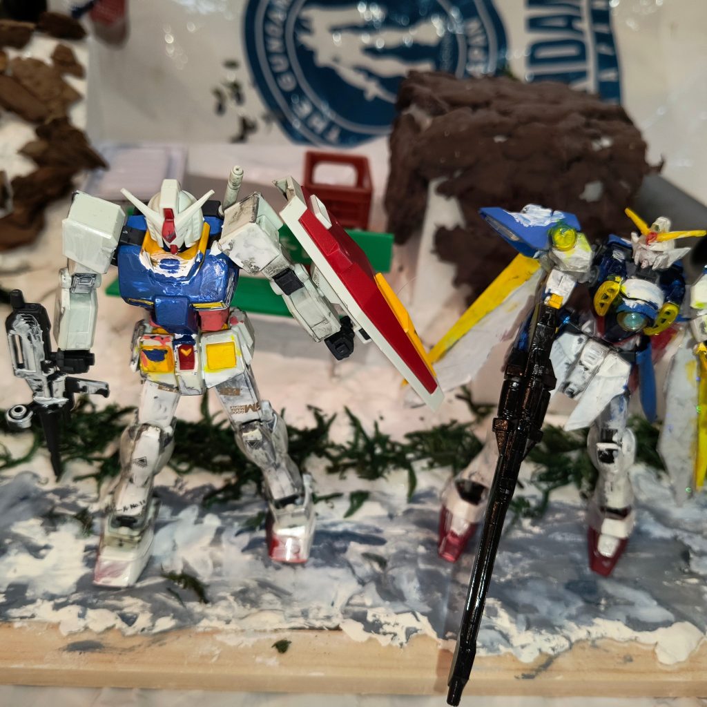 前作のガンダムと仲良く(gundam-kao4)