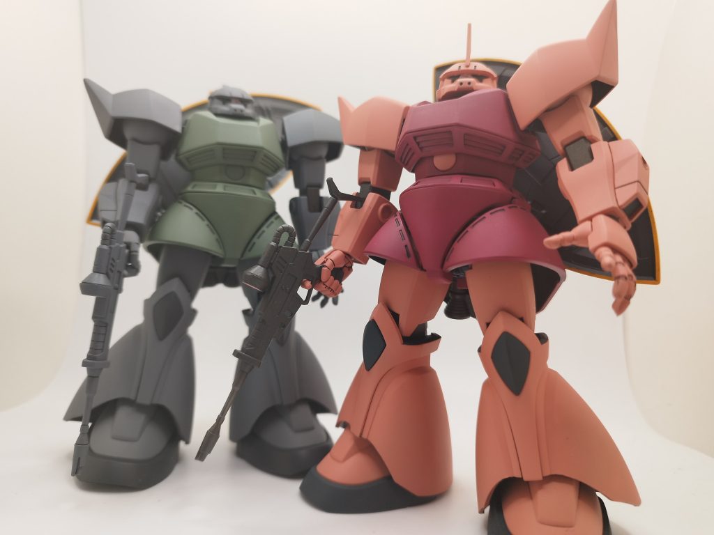 全塗装で作成、2種類のゲルググ