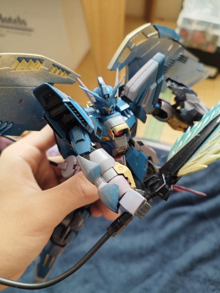 このお羽がめちゃくちゃ好きですmgなので大きく展開ギミックがあるので楽しめます