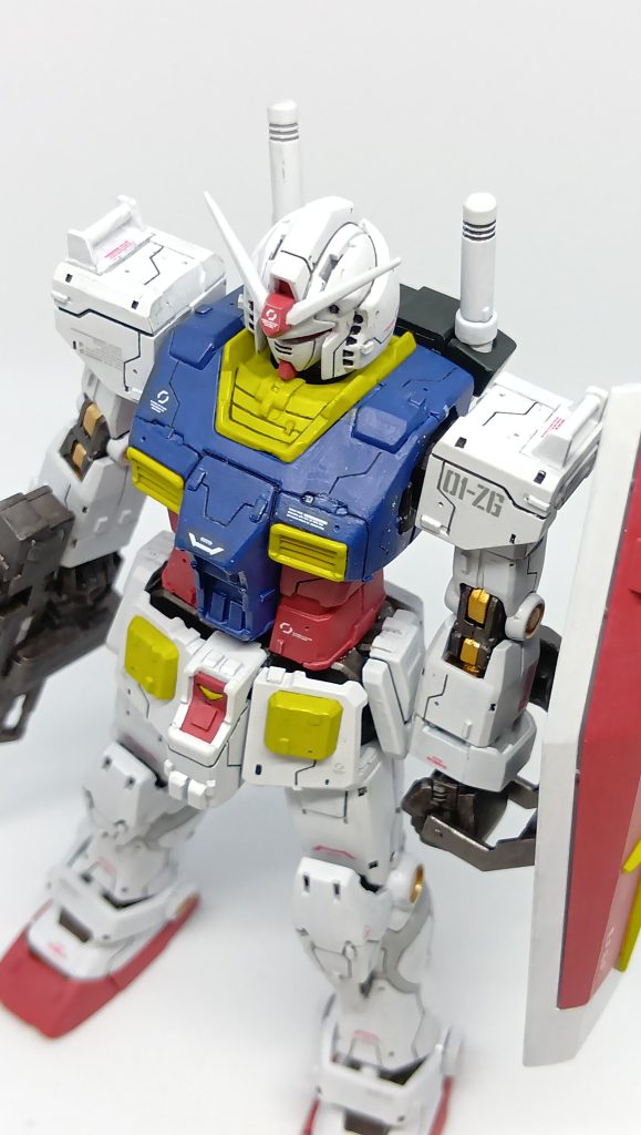 hg rx-78-2 ガンダム(origin)筆塗り全塗装