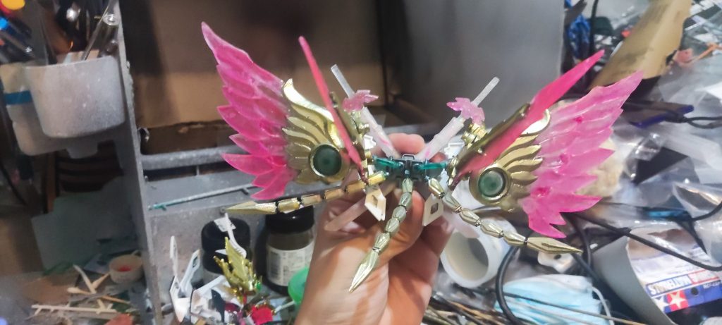 『飛鳥将軍』の前日譚であり、『武者号闘丸鳳凰合体モード』の新バージョン。–4枚目/制作者：モデルワークショップ