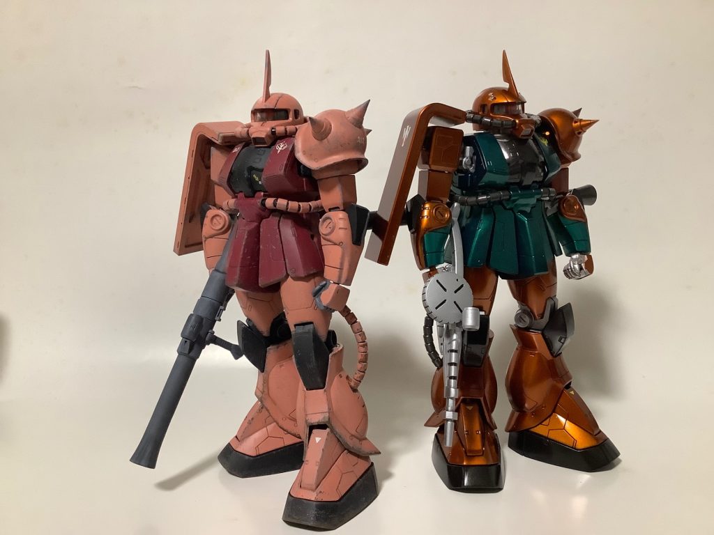 シャアザクとガンプラ以外を製作中のため過去作品でお茶を濁してみました