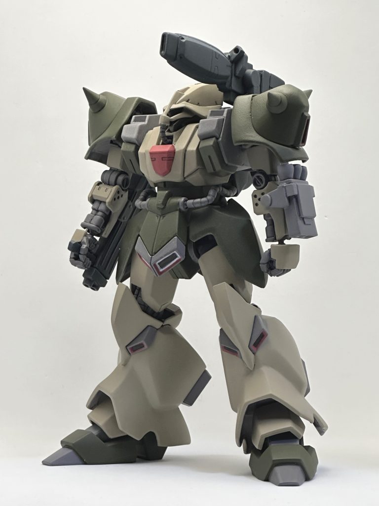 作品名：HGUC ガルスK素組み…？<p>みたいなコンセプトで作りましたあとはモノアイとスコープを仕上げる👊</p>
