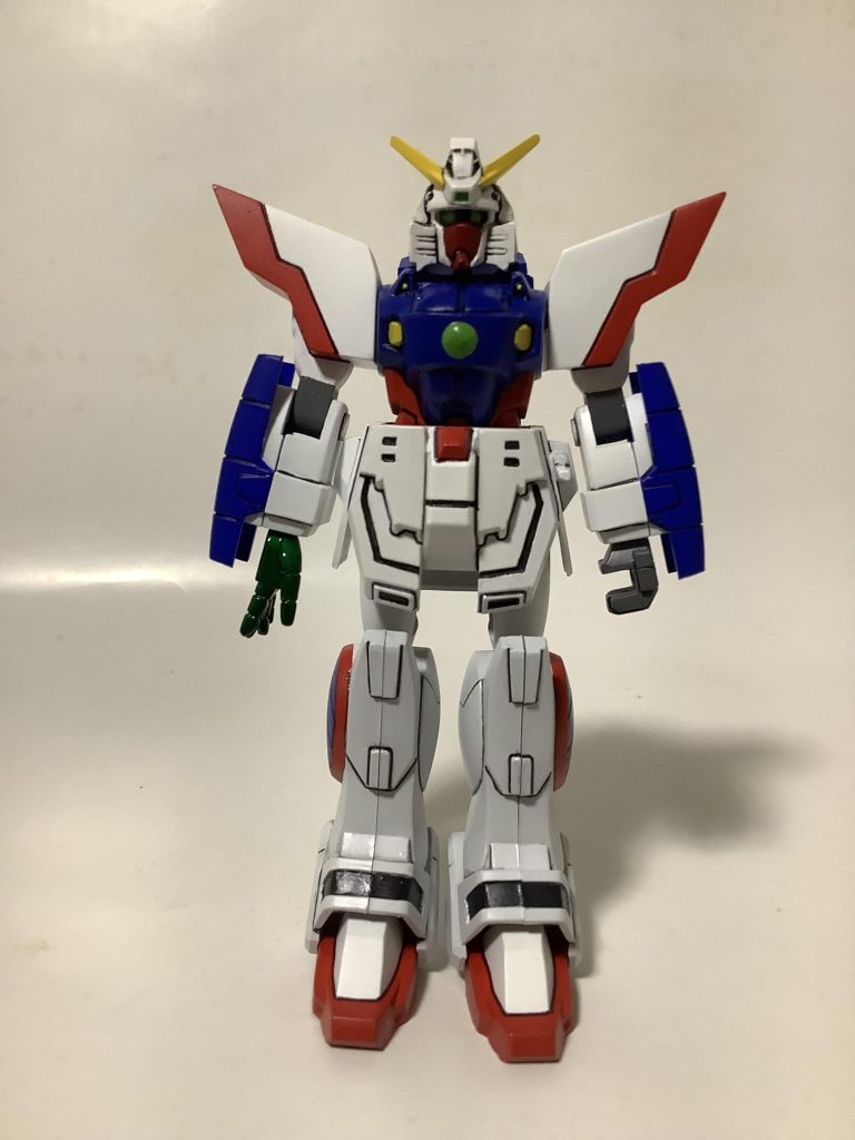 当時の販売価格300円､1／144より少し小さいですチープさを出すために脚部の合わせ目はそのまま