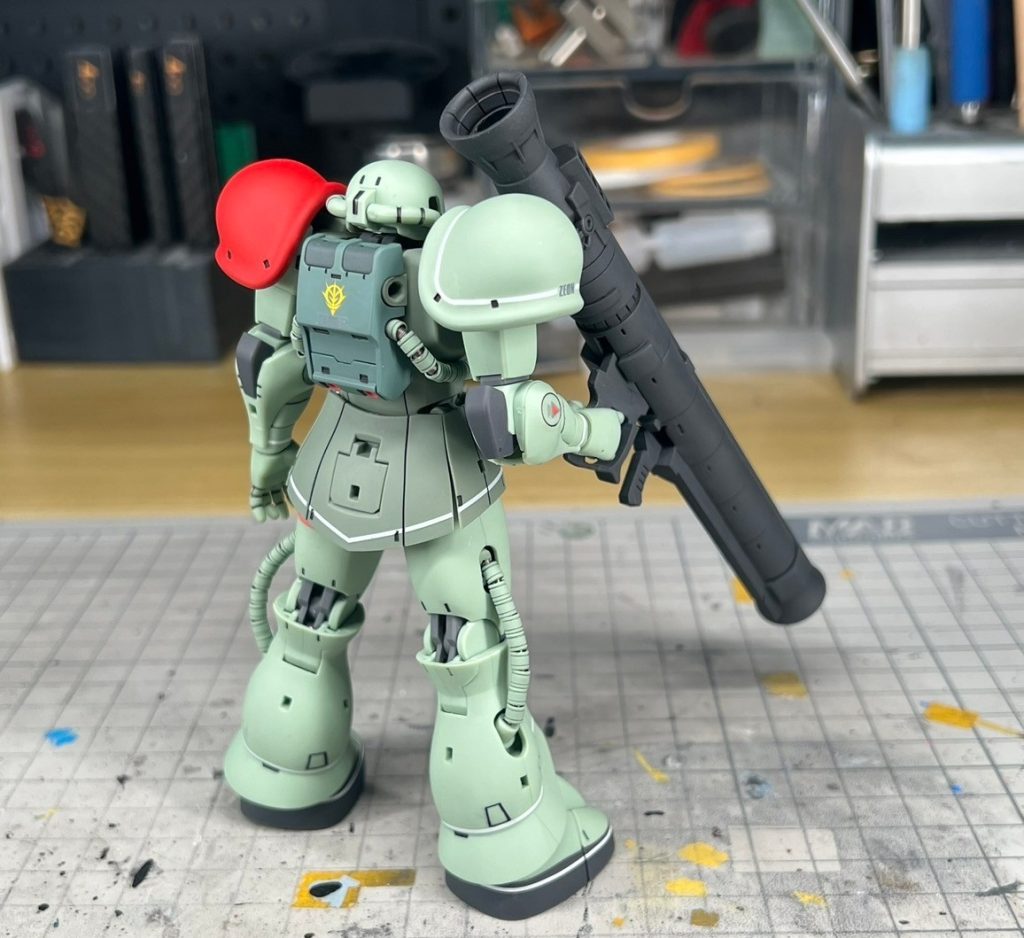 Re:ROBOT魂 MS-06C ZAKU II Nuclear Bazooka Equipmrnt ver. A.N.I.M.E.–6枚目/制作者：@PhantomCat