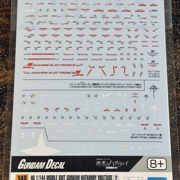 閃光のハサウェイ汎用デカール②