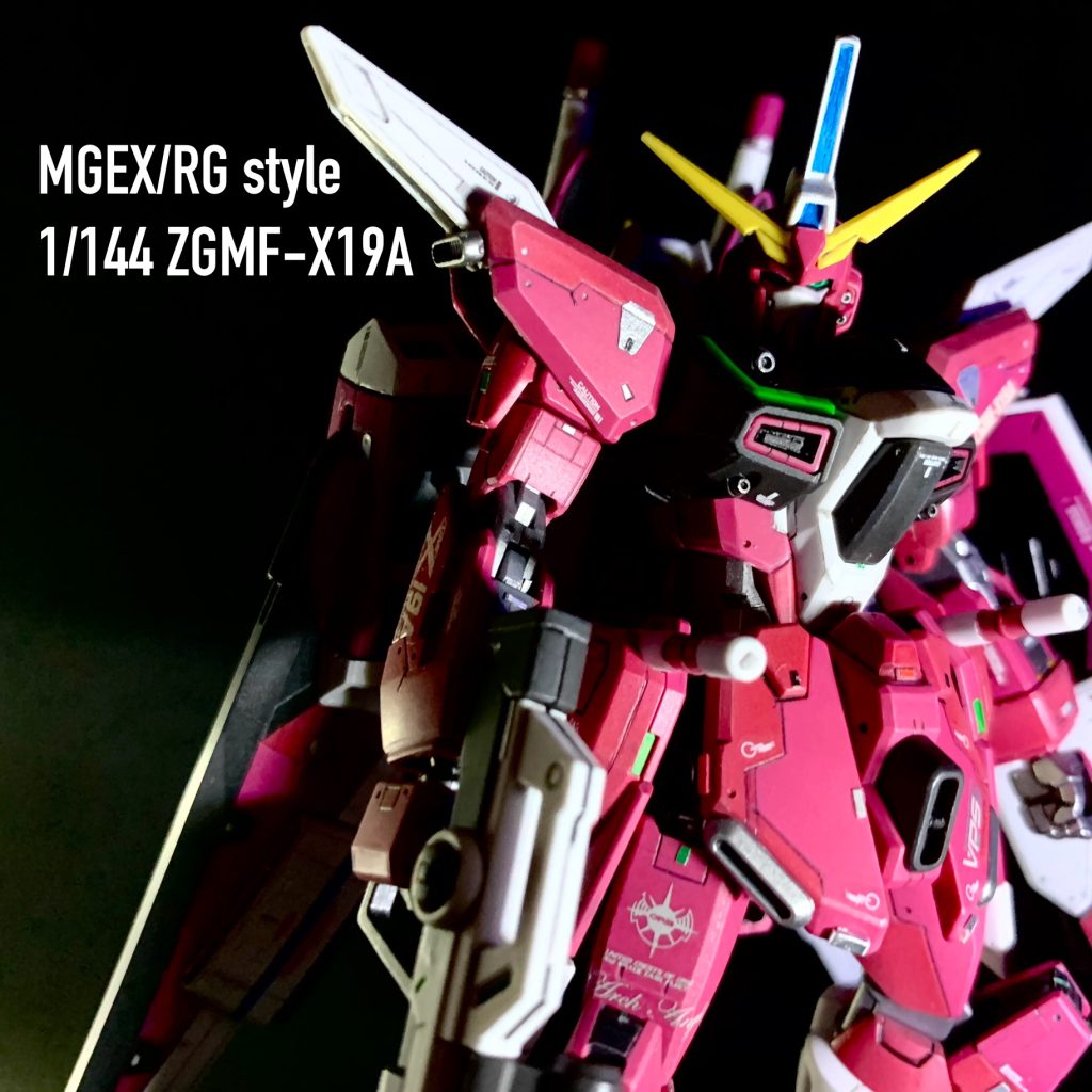MGEX/RG風　1/144 ZGMF-X19A インフィニットジャスティス