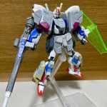 HGUCガンダムF91を改造中。ビームシールドをハードポイントに付けられるように[…]