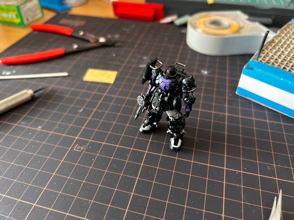 つや消し前。