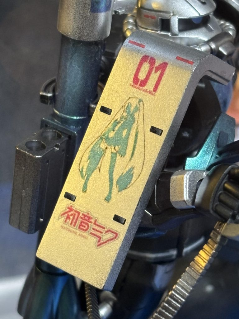 本家通りに作ってもなぁと思い（実際は自分の技術では限界が…）デカールにこだわりました。家庭用プリンターで作れる水転写デカールを使いました✨