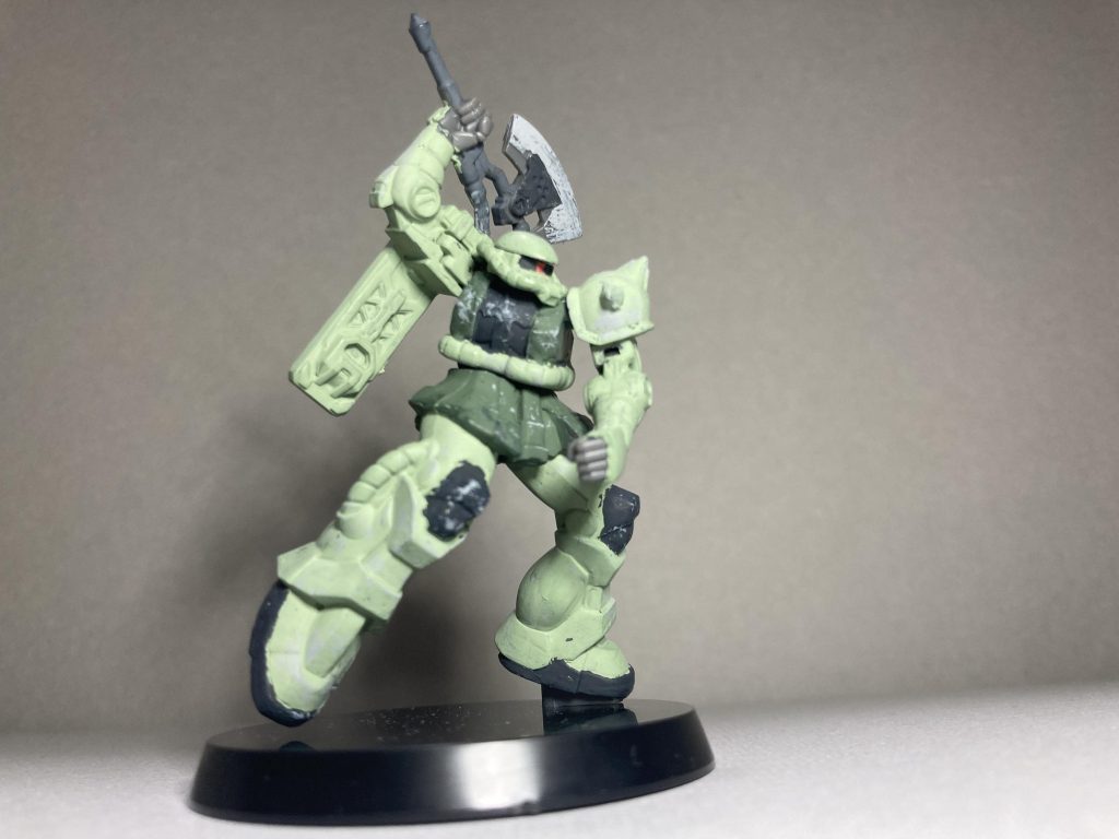 塗装講座で初塗装体験。2時間の時間制限があるなかでも教えてもらいながら筆塗りでなんとか完成に漕ぎつけたかなと。