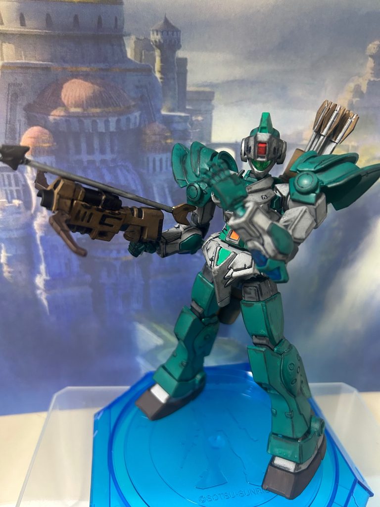 ボウガンは、手持ちのBB戦士のジャンクから、いろいろ組み合わせて作成しました。