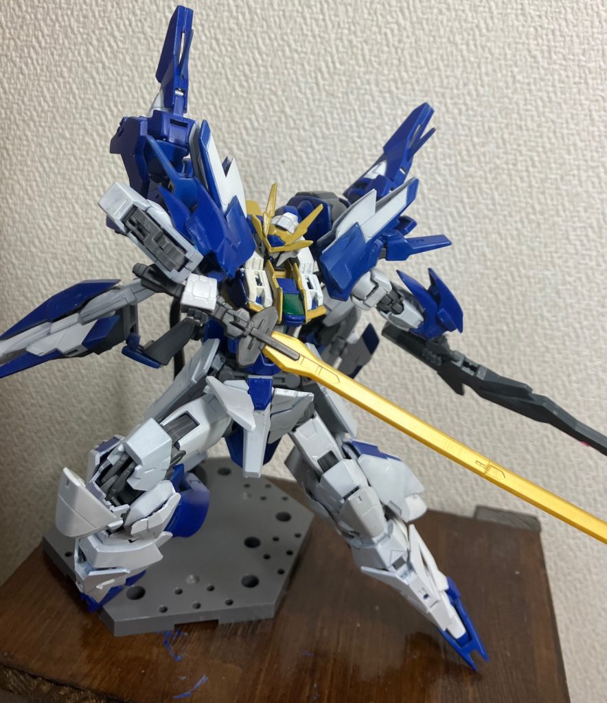 二刀流のポージングは難しいですね
