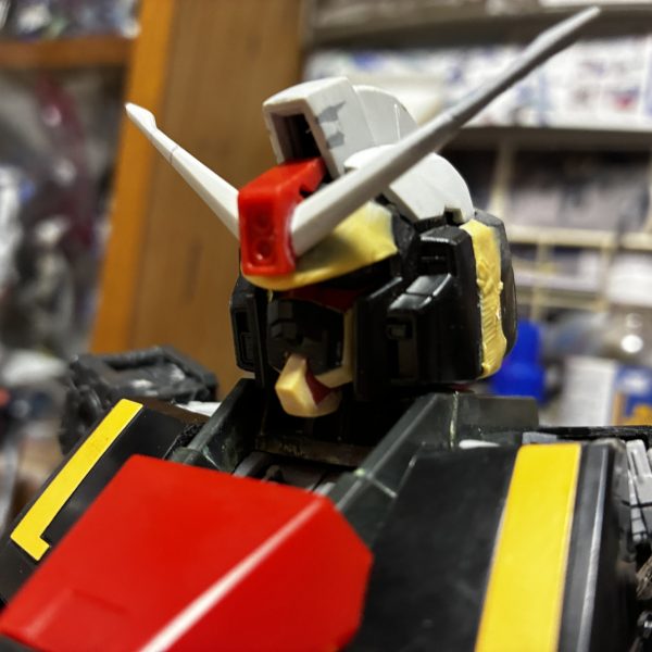 pg ストライクとhgサイコガンダムをミキシングしています。雑誌プロの作品を見ていつかやってみたいと、中古を格安で手に入れたので早速組んでいきます(*´꒳`*)（3枚目）