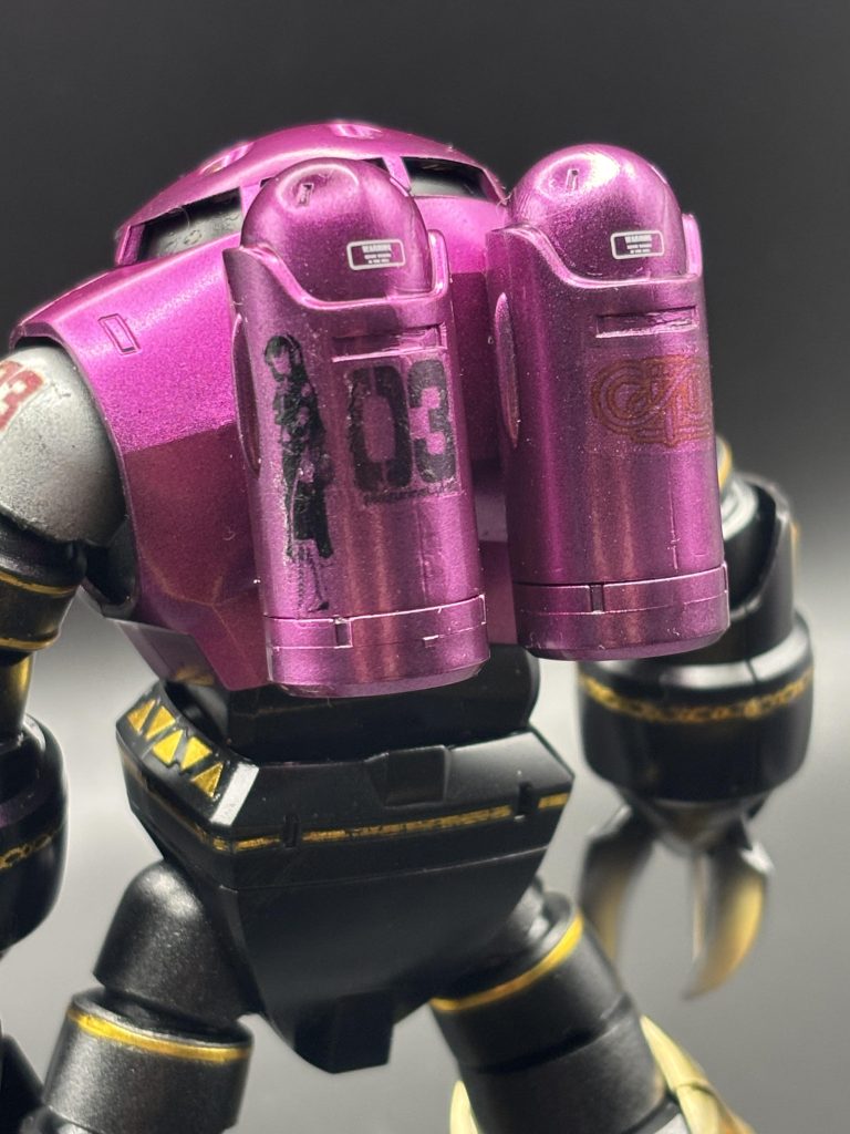 バックパックにもルカのシルエット