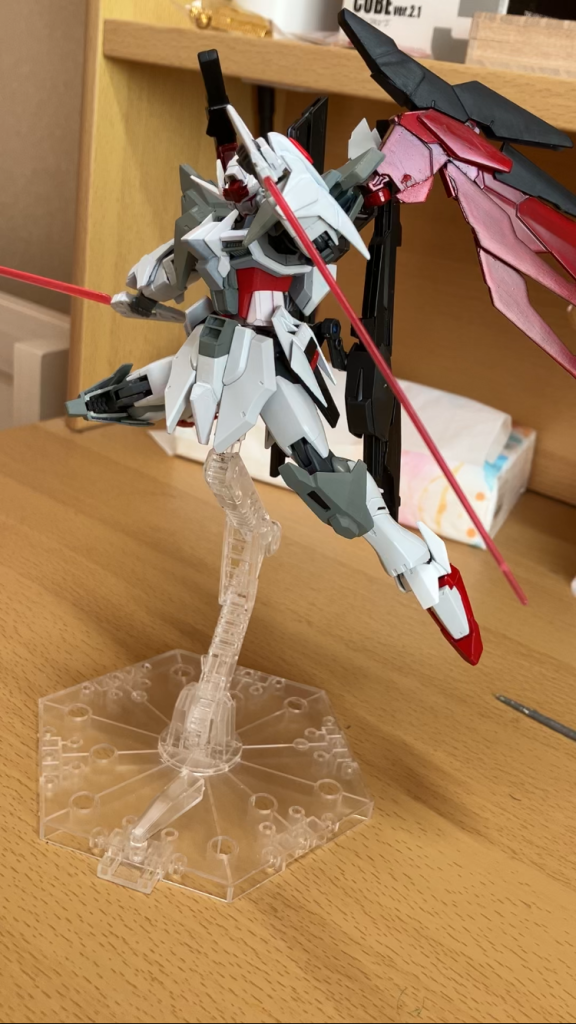 背部ウイングの塗装が汚いことをさわれば「お前を◻︎す」 テッテン　　　　　　　　　　　(後になって書かなきゃ良かったってなるパティーン笑笑)