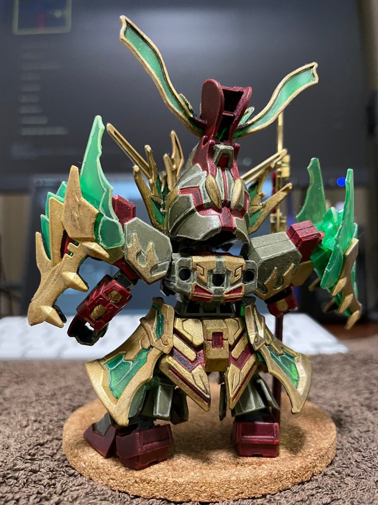 背面。