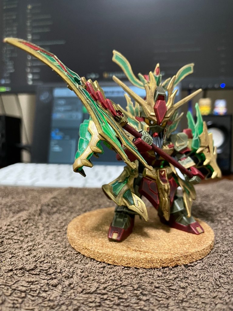 青龍偃月刀（すこしピンぼけ）ご覧になってくださりありがとうございました。