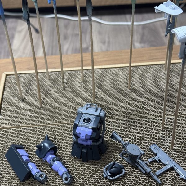 HG高機動型ザクⅡ 初ミキシング