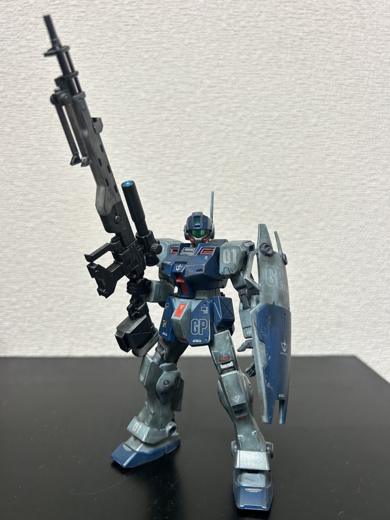 ジムスナイパー2にロングレンジスナイパーライフルを。迫力があって気に入ってます。