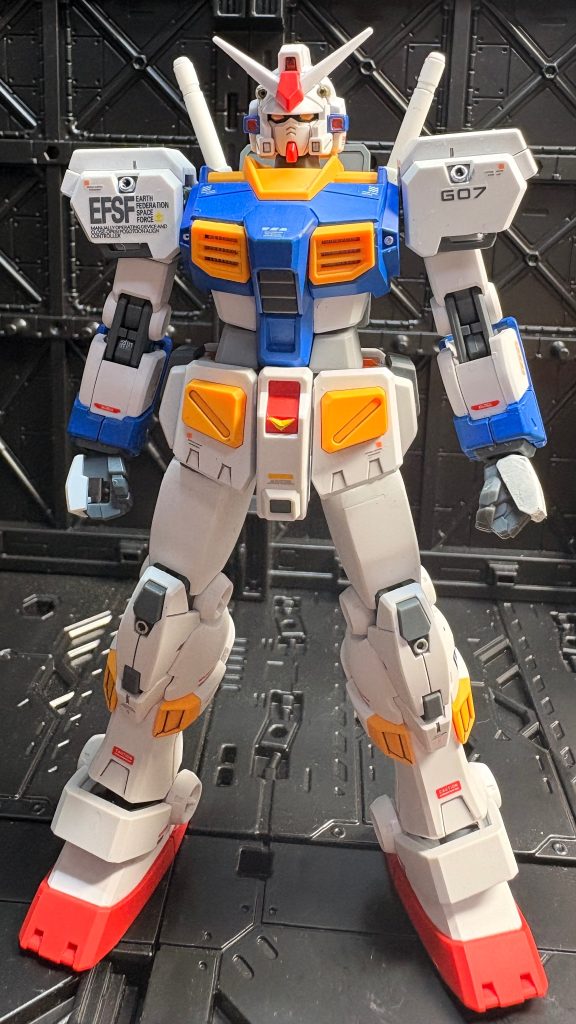 「ガンダム戦記」は内容分かりませんが、このガンダム７号機が気になりましたので作ってみました。