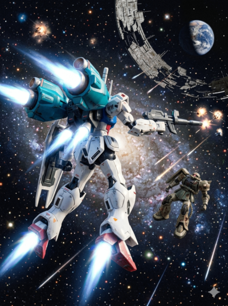 RX-78MS00Z ガンダム開発計画０番機　エンゲージゼロ–2枚目/制作者：TAKEZO