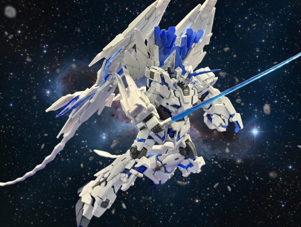 ビームサーベル！トンファーから取り外して持ってます。