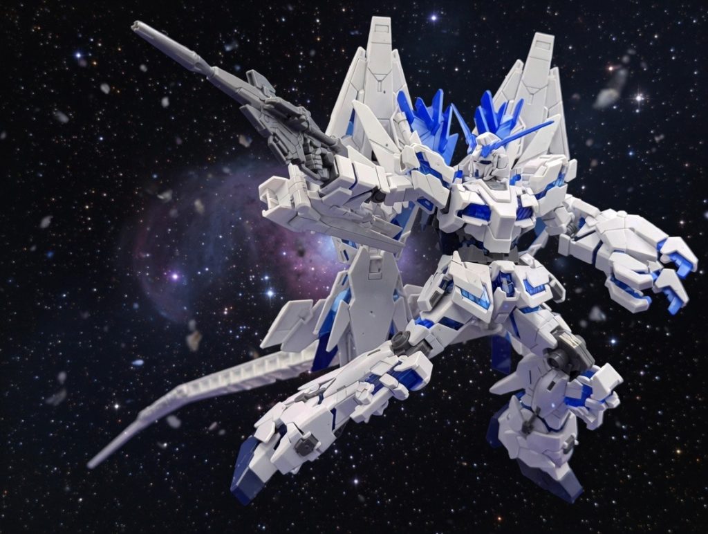 そしてビームマグナム足を外向きにしにくいキットなのでseed撃ちっぽいポーズはこれが限界ですね