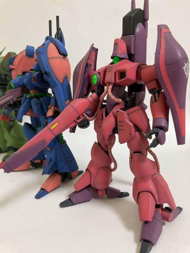 ガザCちなみにパイプの自作はしていません簡易MSらしくパイプ類も貧弱に