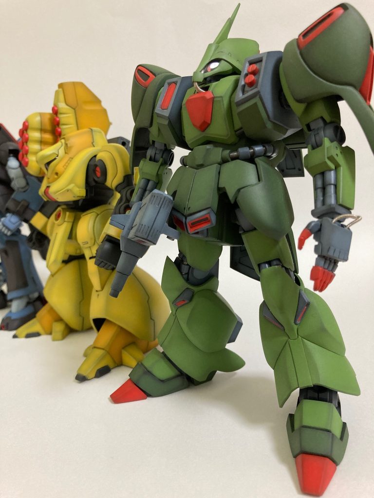 ガルスJコレは旧キットとシュツルム・ガルスとのニコイチ作品まさかHGUCでシレっと出るなんて…😭