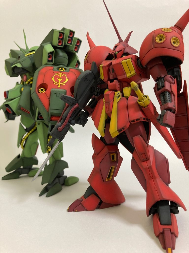 Rジャジャめちゃくちゃカッコイイのにパイロットに恵まれなかった悲しい機体…ちなみに嫁に『ロブスター🦞』とまたまた不名誉な名前で呼ばれる二重にフビンな機体(だから知らんがな)