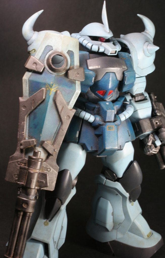 無残なシールドになってしまいました。