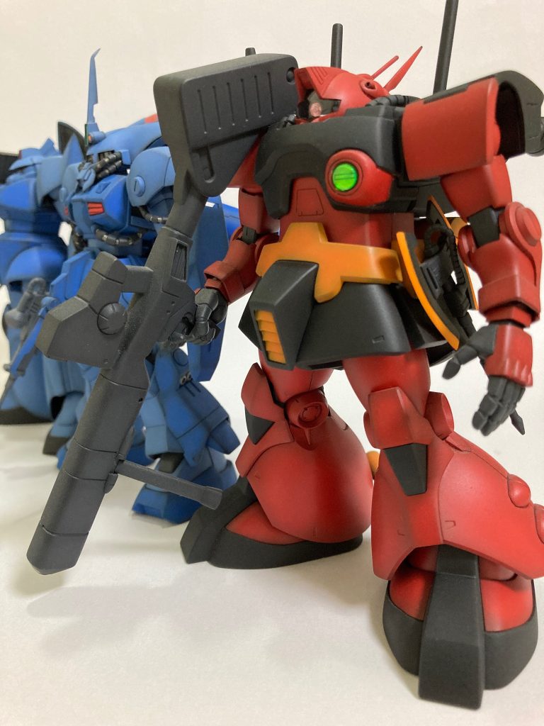 ドワッジ改HGUCドムと旧キットのミキシング