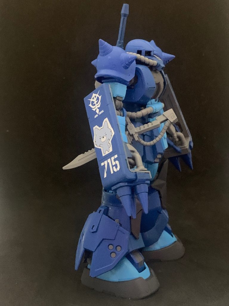 デカールはガンダムデカール、GMフォントデカール、A-oneのデカールシートで作成したものになります。