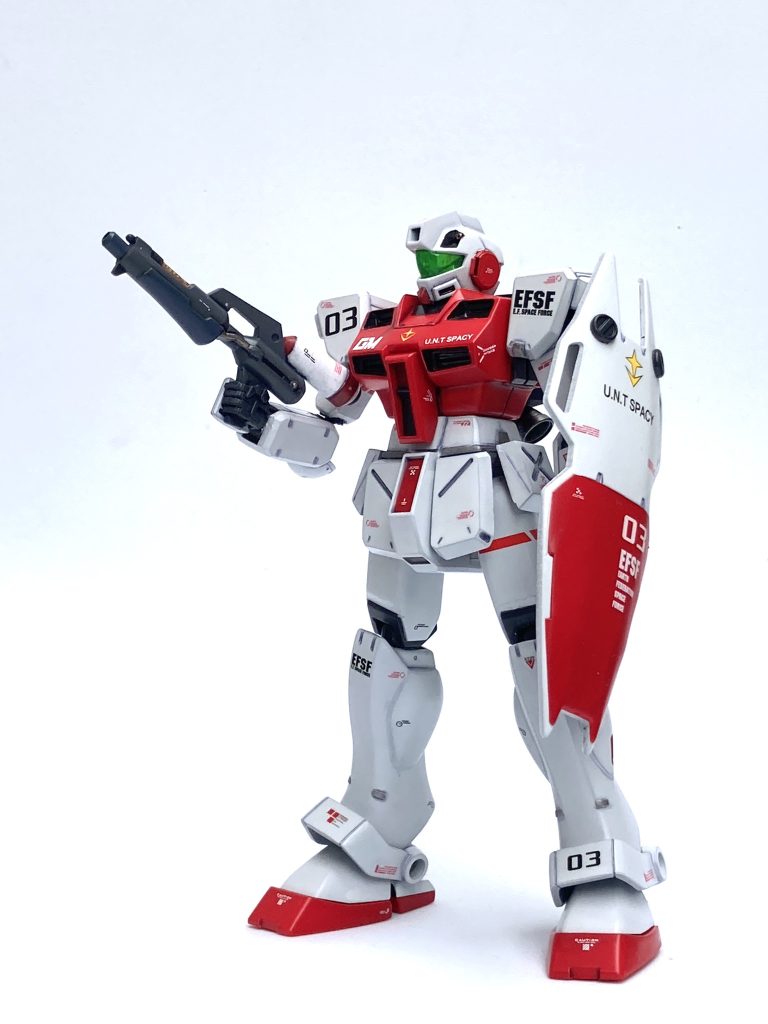 旧キット 1/144 ジム・コマンド宇宙用 改造